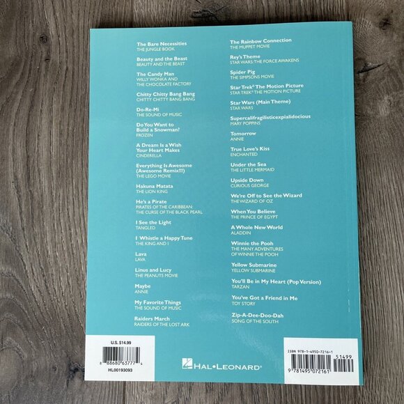 Children's Movie Favorites - 2nd Edition: Easy Piano New Hal Leonard - Picture 3 of 6